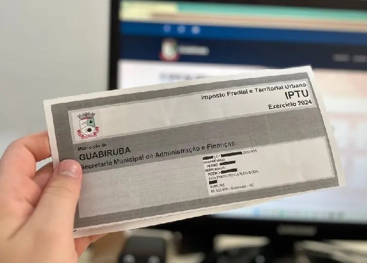 Carnês de IPTU podem ser pagos com PIX