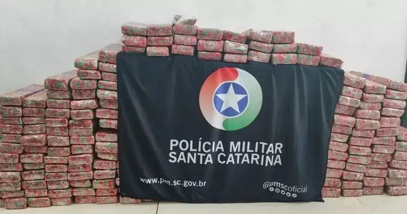 Ação integrada apreende mais de 200 quilos de maconha