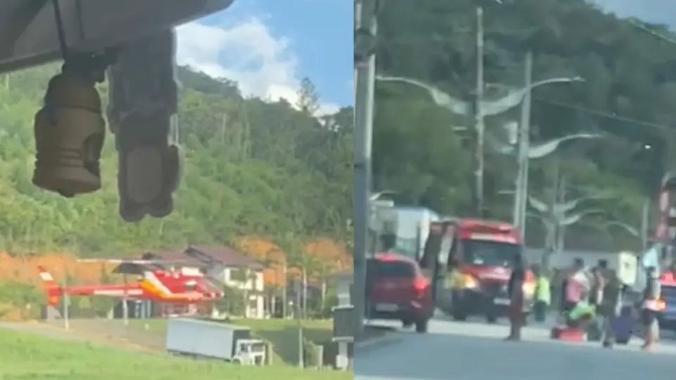 (VÍDEO) Arcanjo é acionado após grave acidente em Botuverá