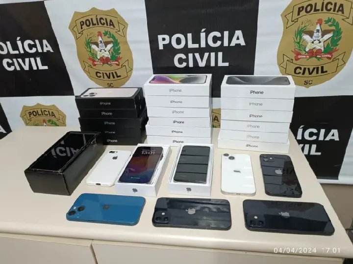 Homem é preso por receptação de celulares e extorsão