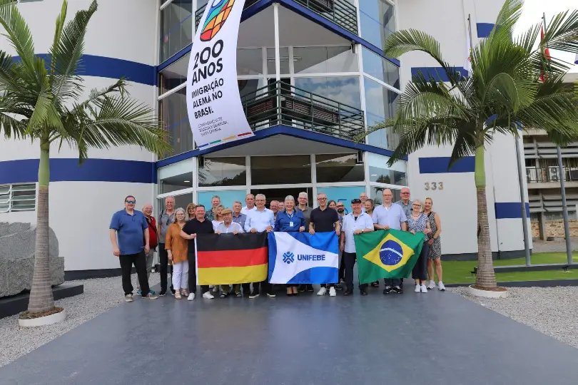 UNIFEBE recebe comitiva alemã no campus Santa Terezinha 