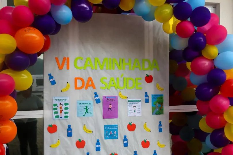 Comunidade prestigia a VI Caminhada da Saúde