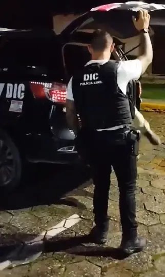 (VÍDEO) Foragido procurado no MS é preso em Brusque