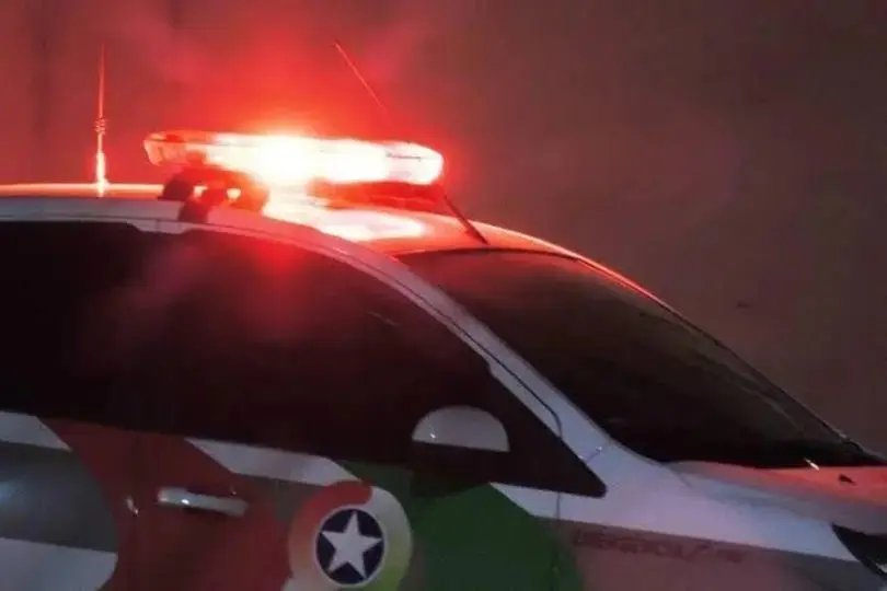 PM quebra vidro de carro para resgatar animal preso
