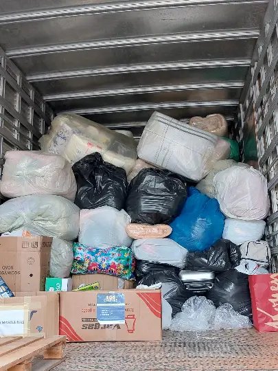 Doações arrecadadas por entidades são enviadas ao RS