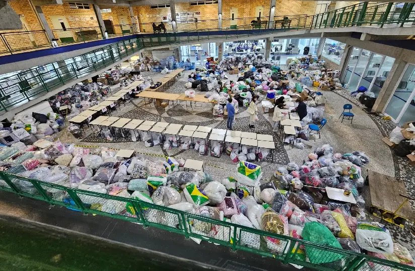 Campanha da UNIFEBE envia mais de 15 toneladas ao RS