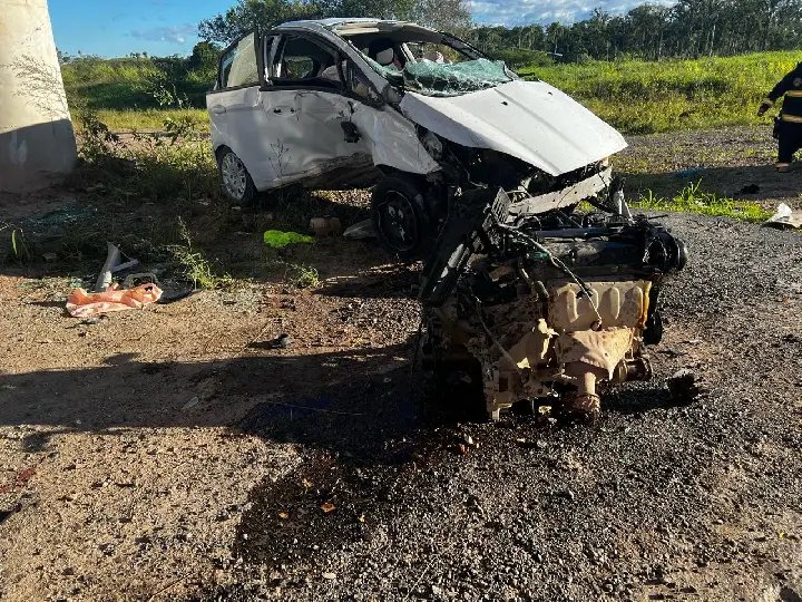 (VIDEO) Mãe e filho ficam feridos após grave acidente em Ilhota 