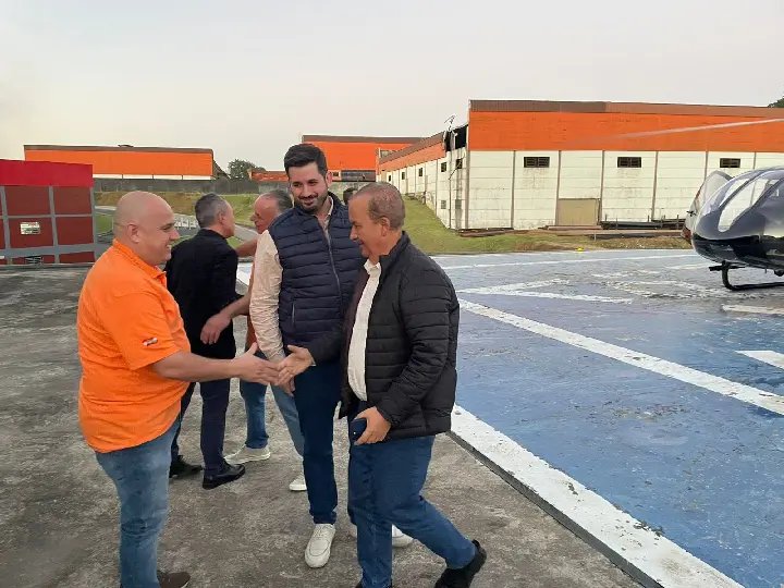 Governador visita Brusque e prefeito pleiteia recursos