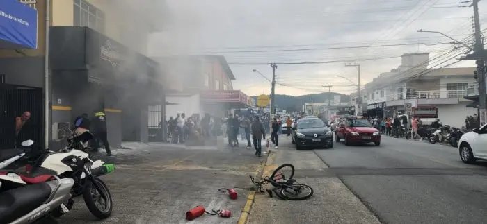 Incêndio em oficina deixa duas vítimas em estado grave