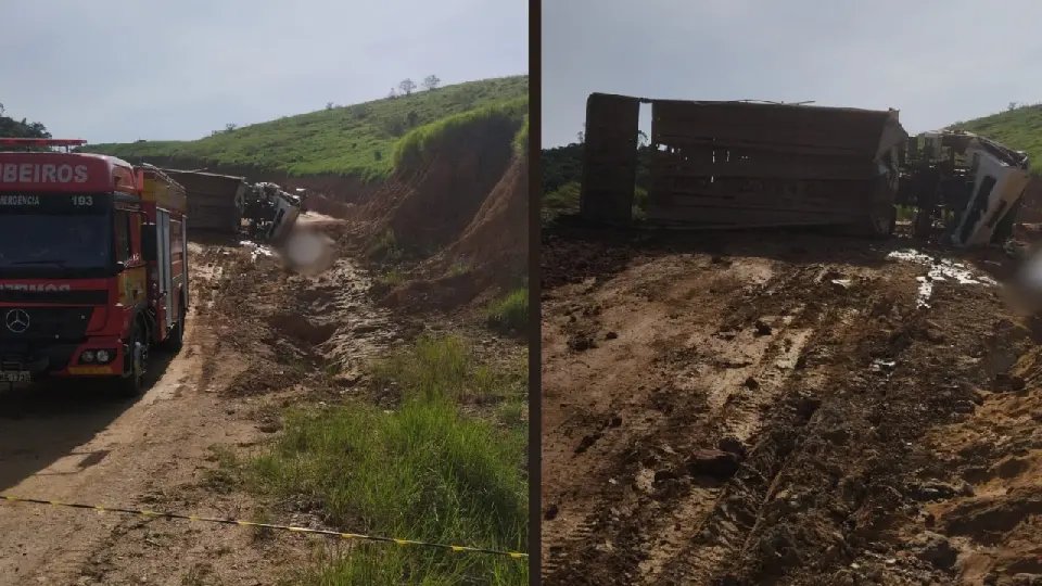 Vítima fatal do acidente foi ejetada para fora do caminhão 