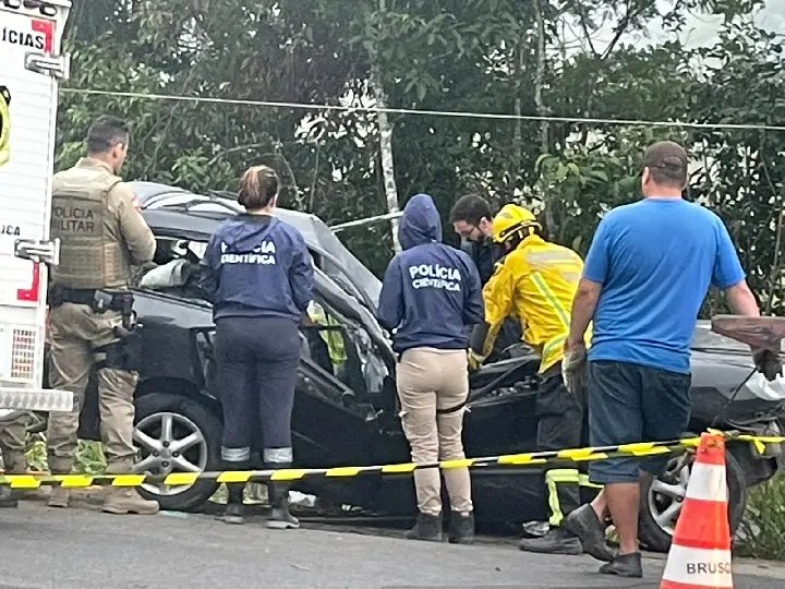 Vítima fatal do acidente é homem  e estava em um Corolla