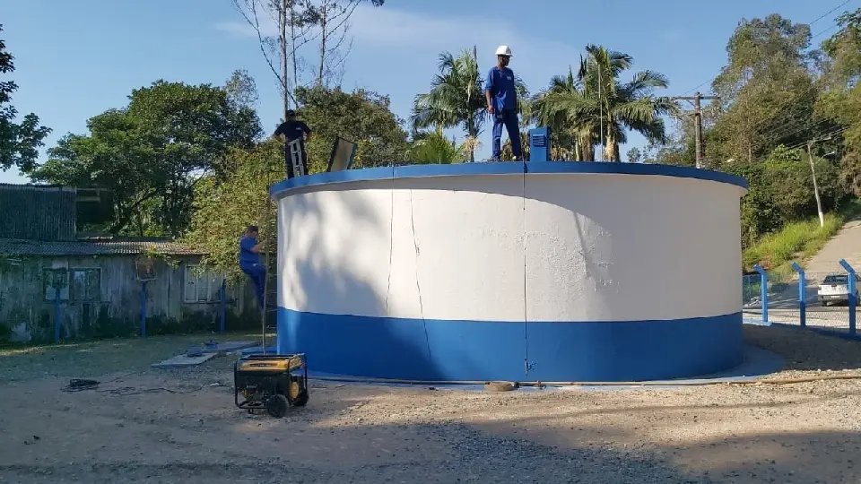 Samae informa limpeza nos reservatórios e cisternas