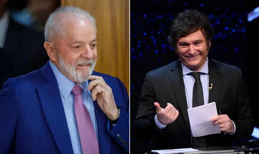 Milei chama Lula de animal pré-histórico às vésperas de vir à SC