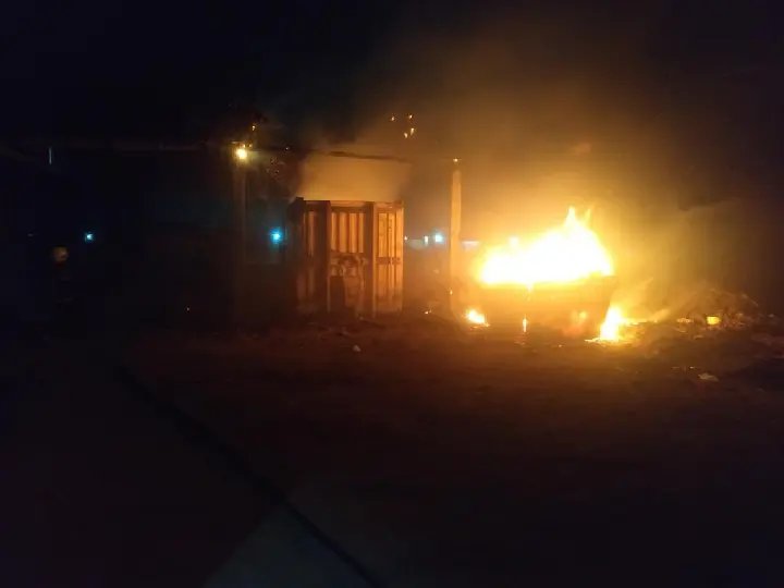 Bombeiros são acionados para combater incêndio em Tijucas