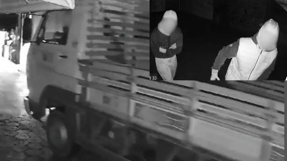 (VIDEO) Caminhão é furtado em pátio de empresa em Brusque 