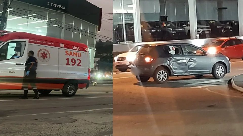 Acidente no bairro Centro II deixa um ferido