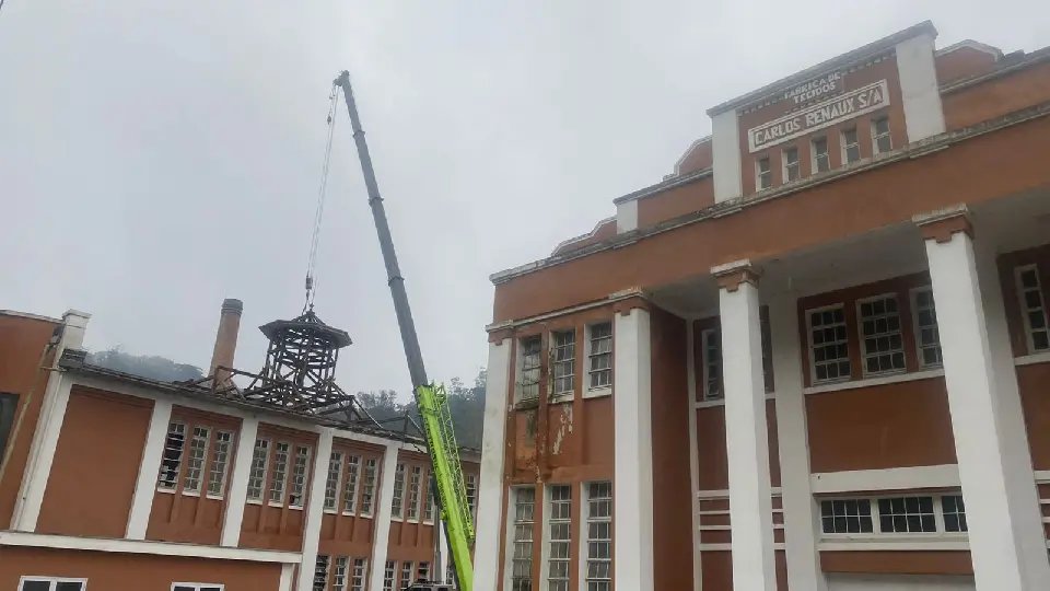 Havan realiza última fase da restauração do Centro Industrial Renaux