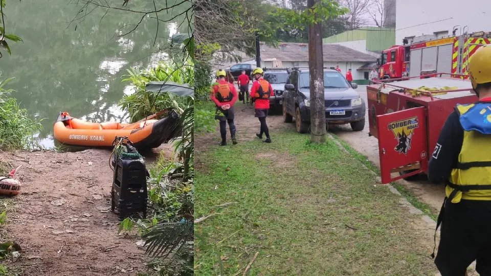 Cadela farejadora ajuda a encontrar corpo em rio
