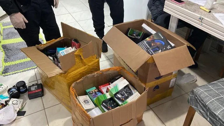 PF realiza operação contra o contrabando de produtos eletrônicos