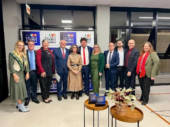 (VÍDEO) Santa Catarina celebra 150 anos de imigração italiana com lançamento de logomarca oficial