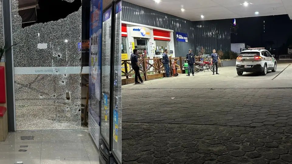 Discussão em posto de combustíveis termina com 12 tiros em Canelinha 