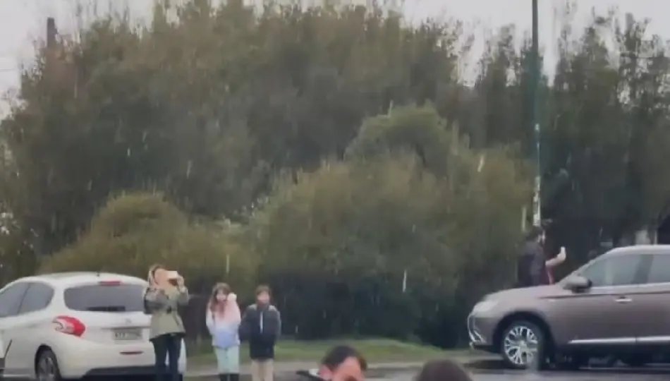 (VÍDEO) Santa Catarina registra neve na tarde deste sábado