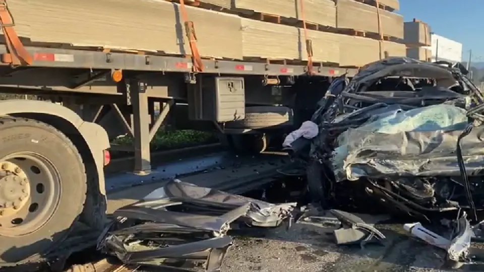 Motorista morre após acidente na rodovia do Arroz em Joinville