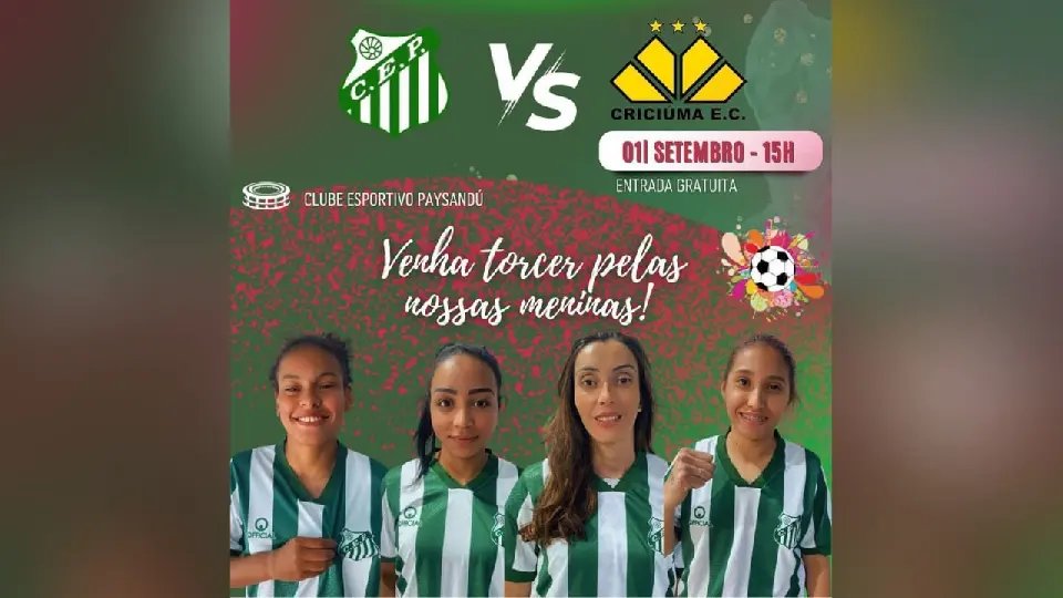 (VÍDEO) Paysandu enfrenta Criciúma no domingo pelo Catarinense Feminino