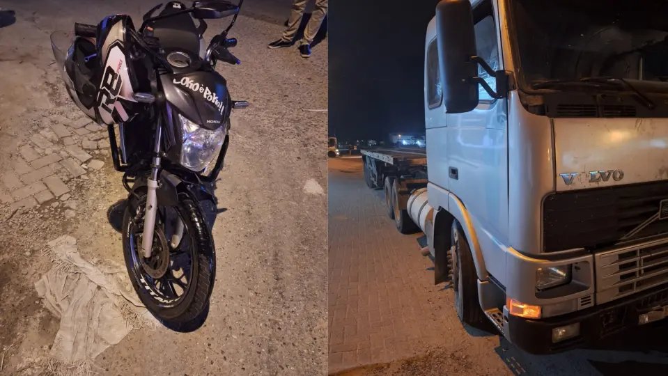 Acidente na rodovia resulta em motociclista gravemente ferido