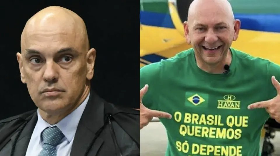 Após 2 Anos de bloqueio, Moraes libera redes sociais de Luciano Hang