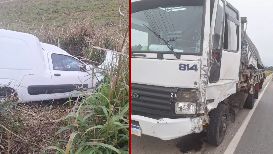 (URGENTE) Carro com placas de Brusque se envolve em acidente com morte na rodovia