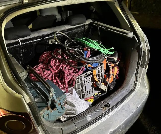 Homem é preso durante operação de combate a furtos de fios de cobre 