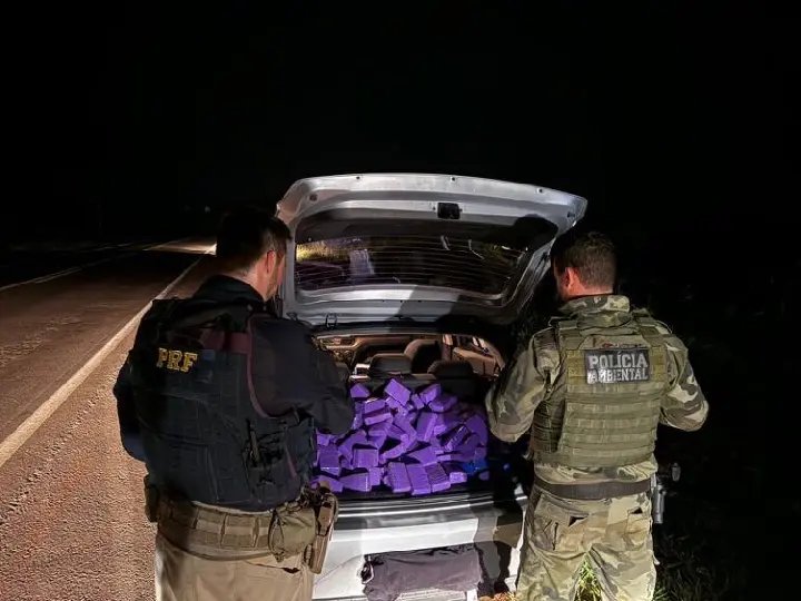 Motorista de Gaspar é preso com 133 quilos de maconha no Paraná