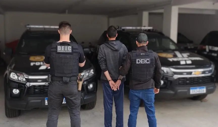 Polícia prende traficante que atuava com o transporte de drogas para RS