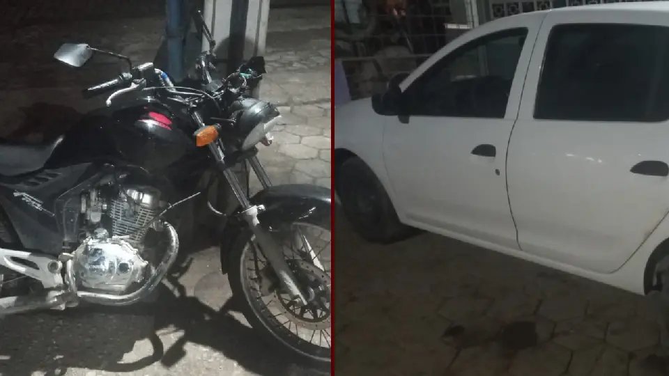 Motociclista é levado ao hospital após colisão com carro na rodovia