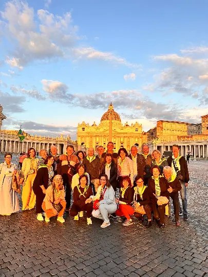Grupo da Paróquia São Luís Gonzaga participa da audiência geral com o Papa Francisco