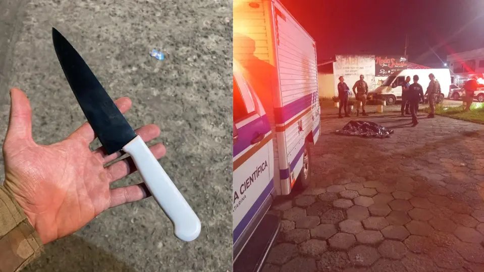 "Mas eu vou levar um junto": homem confronta polícia com faca e morre baleado