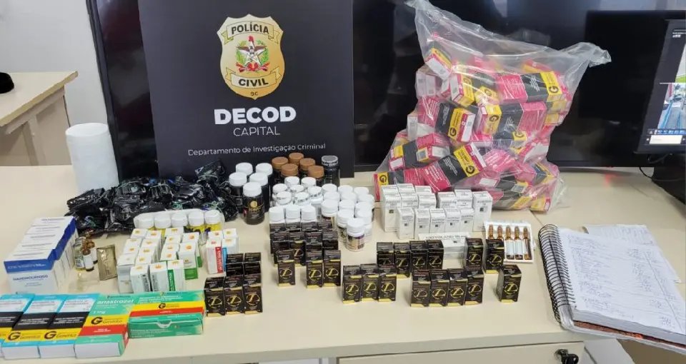 Homem é preso em flagrante com anabolizantes e medicamentos controlados 