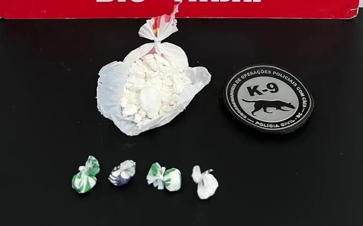 Polícia prende em flagrante homem suspeito por tráfico de drogas