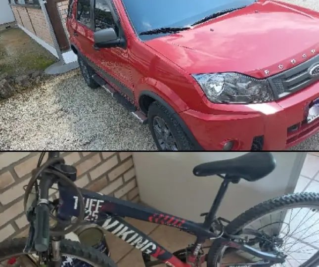 Ciclista fica ferido após colisão com carro na Ivo Silveira 