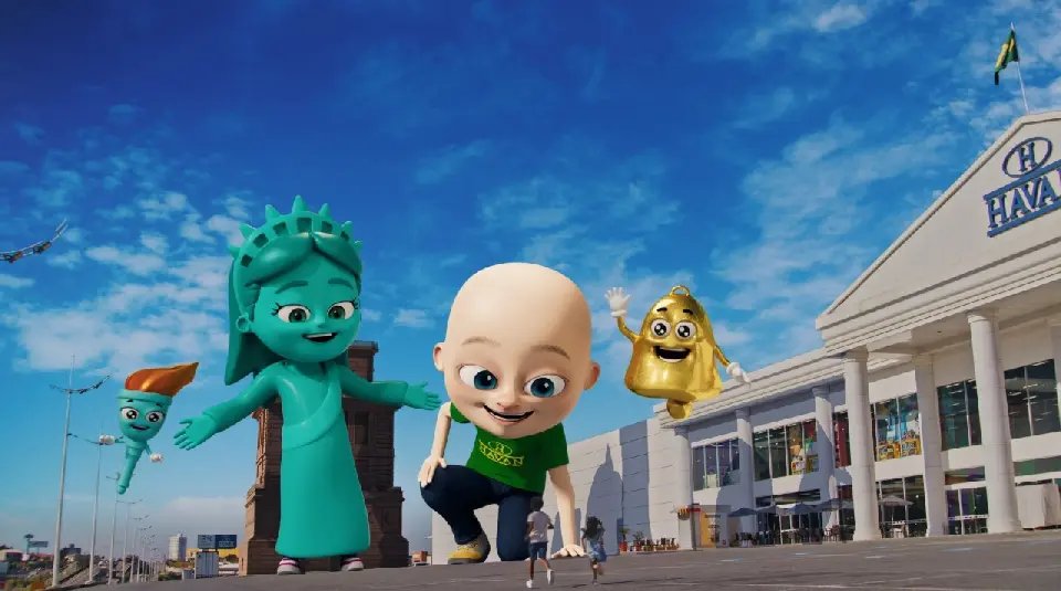 Havan lança campanha com personagens gigantes da Turminha da Havan