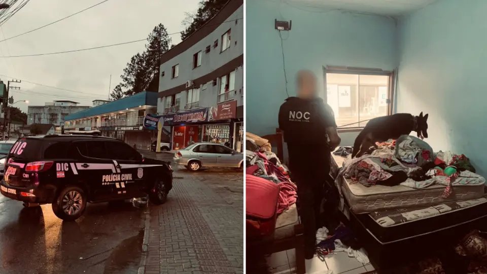 Polícia realiza operação contra o tráfico de drogas no Azambuja