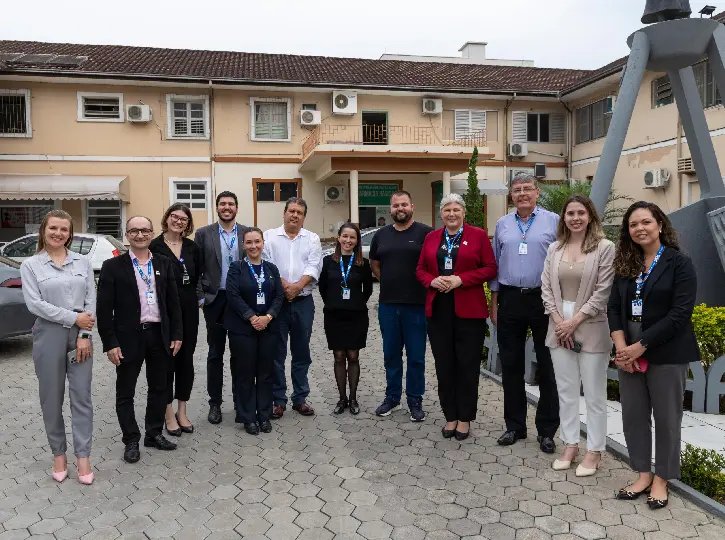 UNIFEBE visita Nova Trento para fortalecimento de Convênio na área da Saúde