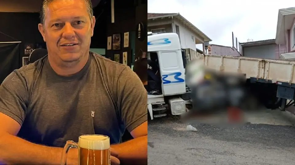 Homem morre atropelado pelo próprio caminhão em Santa Catarina 