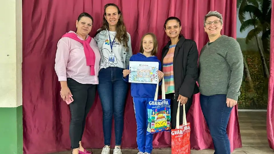Alunos de Guabiruba são premiados no Programa Maravilhas do Vale Europeu