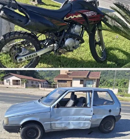 Colisão na rodovia Ivo Silveira deixa um ferido
