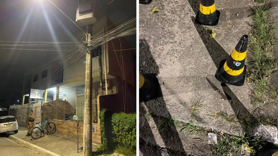 Foragido por estupro é morto ao tentar entrar em igreja munido de faca
