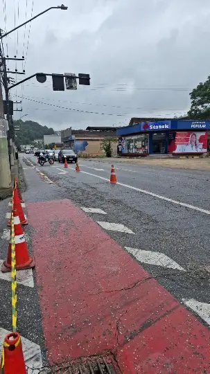 Limitadores de altura começam a ser instalados na Gustavo Halfpap