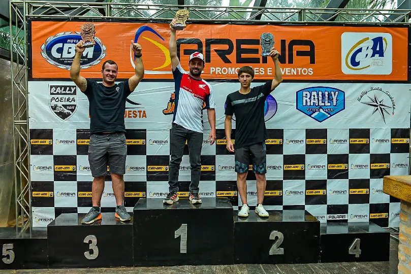 Piloto patrocinado pela Mega Motos é campeão do 10º Rally Serra Azul