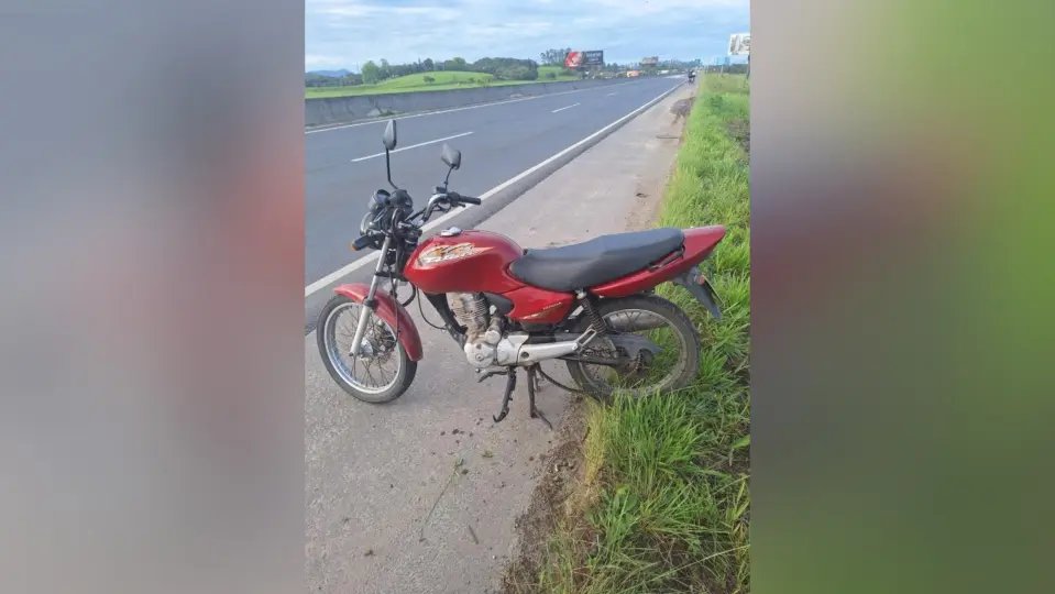 Motorista foge de cena após acidente e deixa motociclista em estado grave